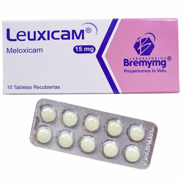 PRINCIPIO ACTIVO: MELOXICAM 15,0 mg - LEUXICAM TABLETAS