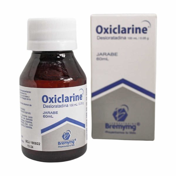 PRINCIPIO ACTIVO: DESLORATADINA 0,05 g - OXICLARINE JARABE