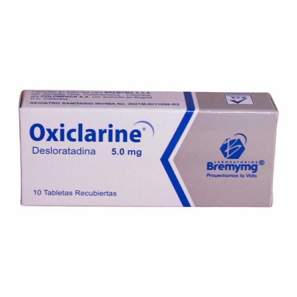 PRINCIPIO ACTIVO: DESLORATADINA 5 mg. - OXICLARINE TABLETAS