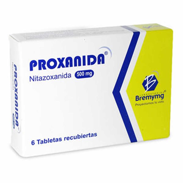 PRINCIPIO ACTIVO: NITAZOXANIDA 500 mg - PROXANIDA TABLETAS